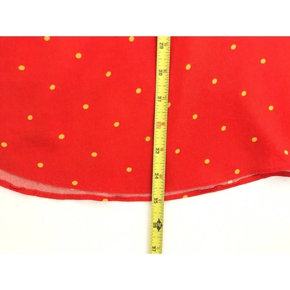 Free People | All Yours Polka Dot Dress Womens Size 4 Red Mini Fit Flare - Picture 8 of 11